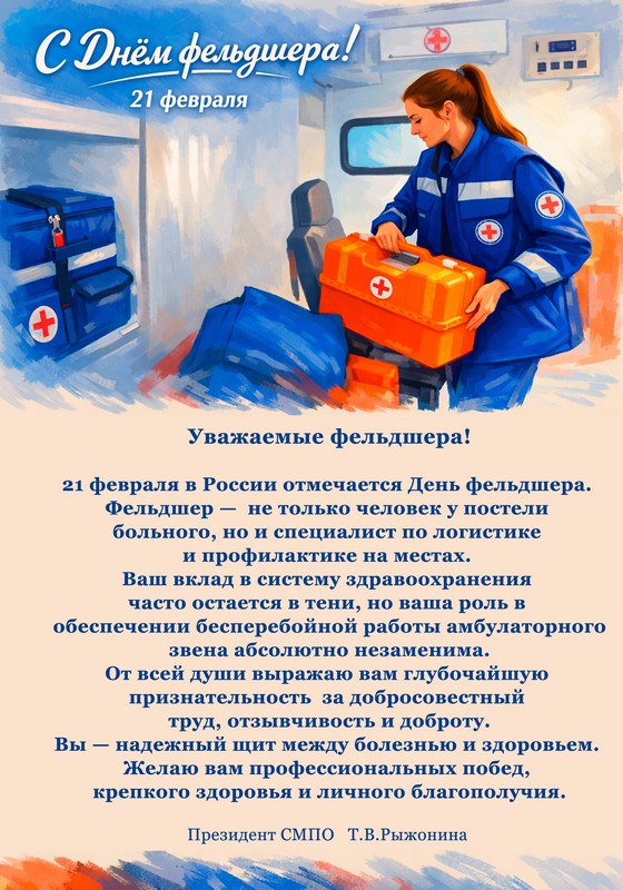 С Днем фельдшера!